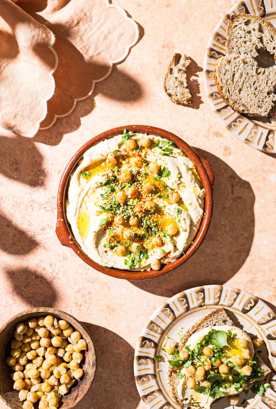 Fløyelsmyk hummus - en kremet reise til Midtøsten